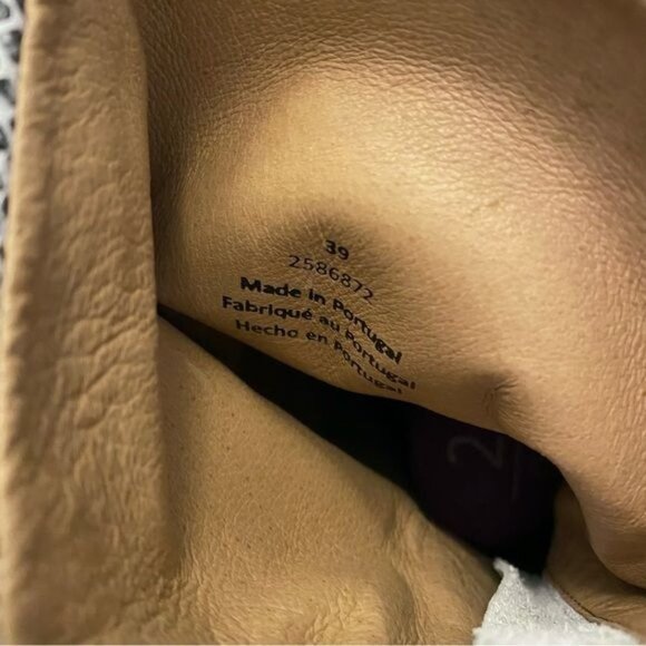 Free People Elle Boot Block Heel Snakeskin Boot White Grey 39 9 - Picture 11 of 16